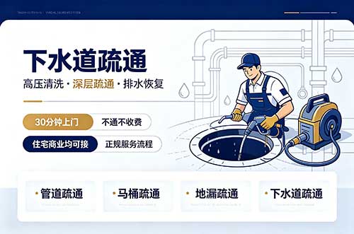 平凉下水道疏通